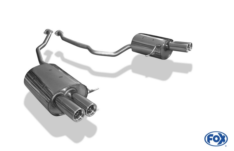 Fox Exhaust BMW X5 E53 final silencer right/left - 2x76 type 13 right/left