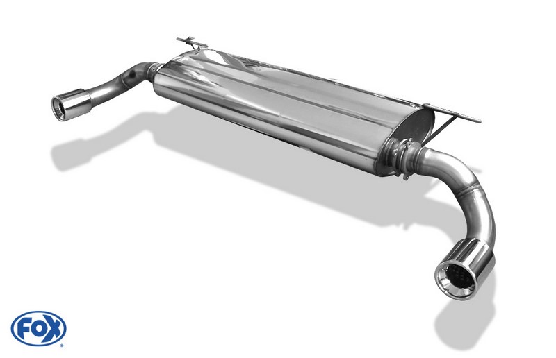 Fox Exhaust BMW X5 type E70 diesel final silencer cross exit right/left - 1x90 type 13 right/left