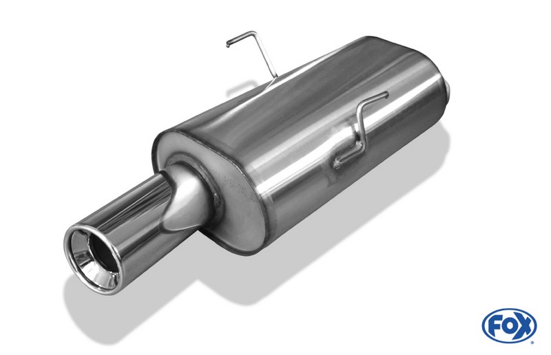 Fox Exhaust Peugeot 106 I/II - 1,0 and 1,1 final silencer  - 1x90 type 13