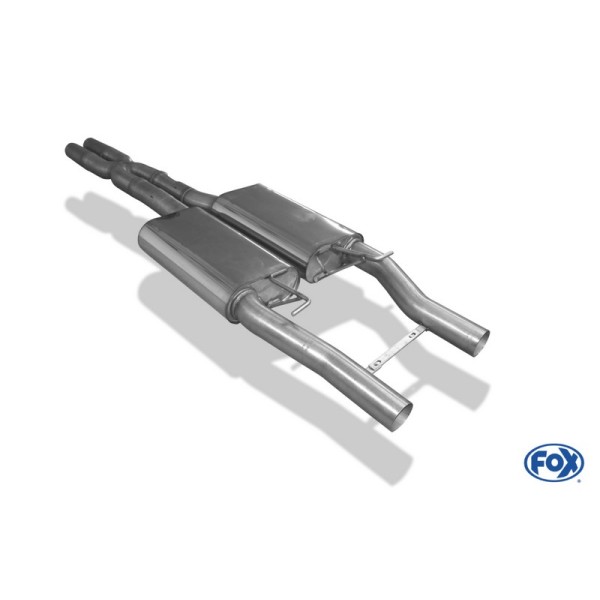 Fox Exhaust Chrysler 300C SRT8 front silencer