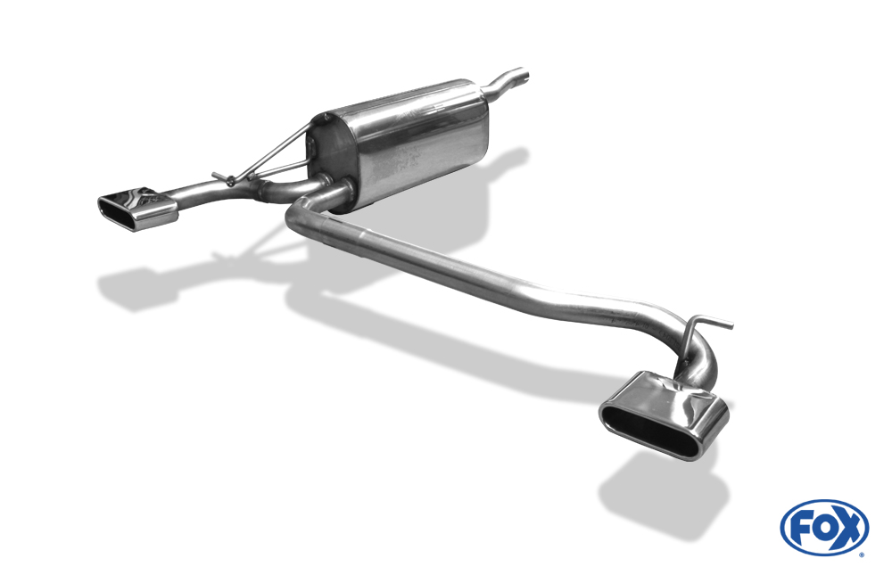 Fox Exhaust Dacia Logan Caravan Final silencer exit right/left - 130x50 type 52 right/left
