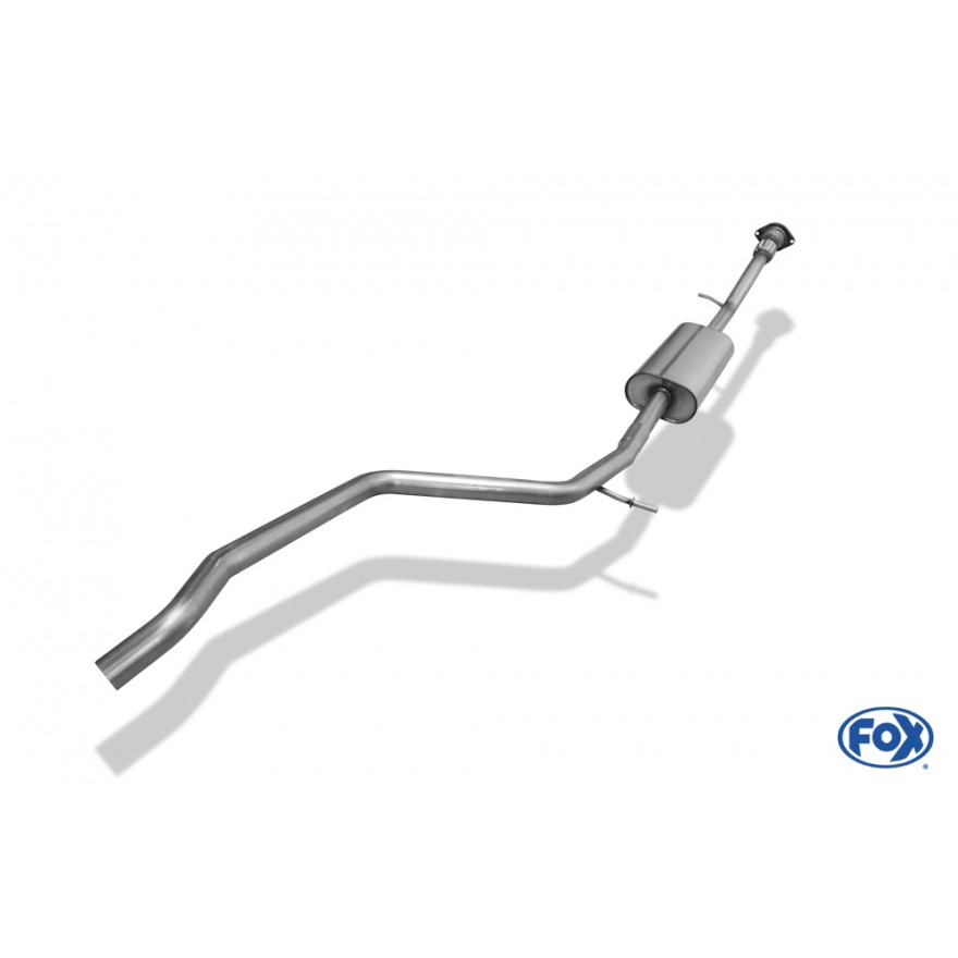 Fox Exhaust Dacia Duster 4x2 - front wheels drive front silencer