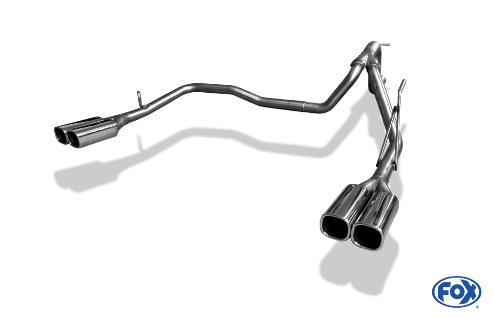 Fox Exhaust Dodge Nitro final pipe system right/left - 2x78x75 type 70 right/left