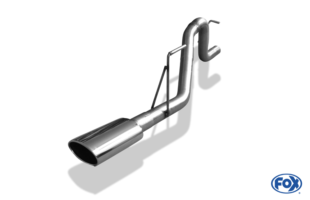 Fox Exhaust Dodge Nitro final pipe system on one side right - 140x90 type 32