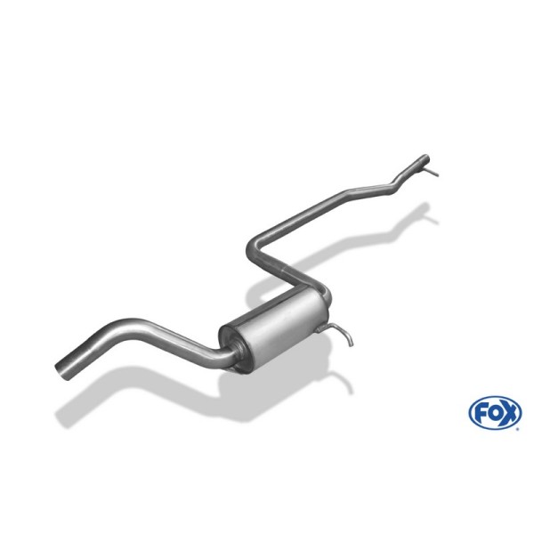 Fox Exhaust Ford Fiesta GFJ front silencer