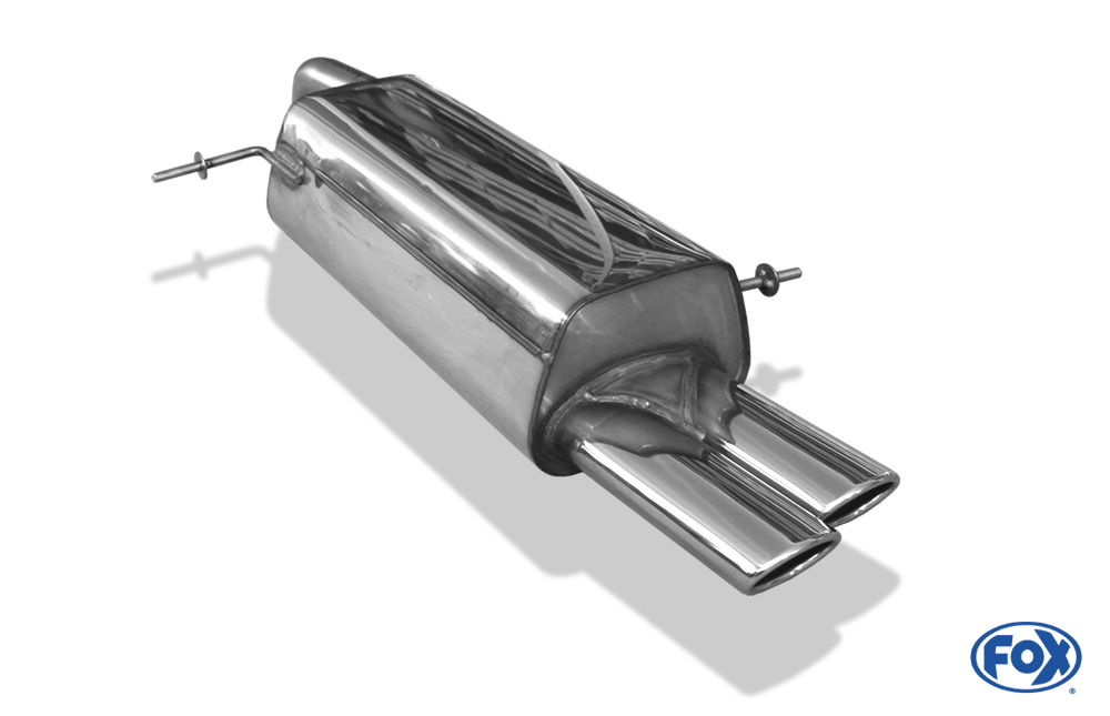 Fox Exhaust Ford Fiesta VII/ Fiesta VII Sport - 1,0l Eco Boost 1,4l final silencer - 2x86x54 type 32