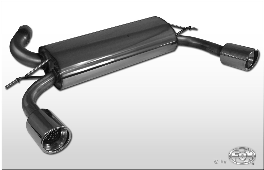 Fox Exhaust Ford Focus II RS final silencer right/left - 1x100 type 17 right/left