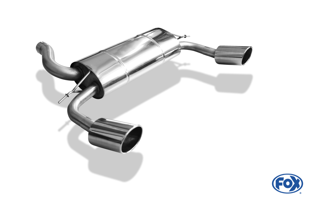Fox Exhaust Ford Focus II RS final silencer right/left - 129x106 type 32 right/left