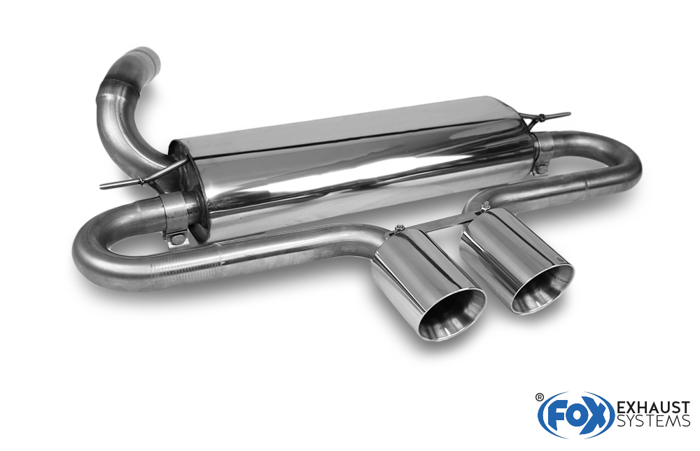 Fox Exhaust Ford Focus III ST final silencer exit center - 2x90 type 25 center