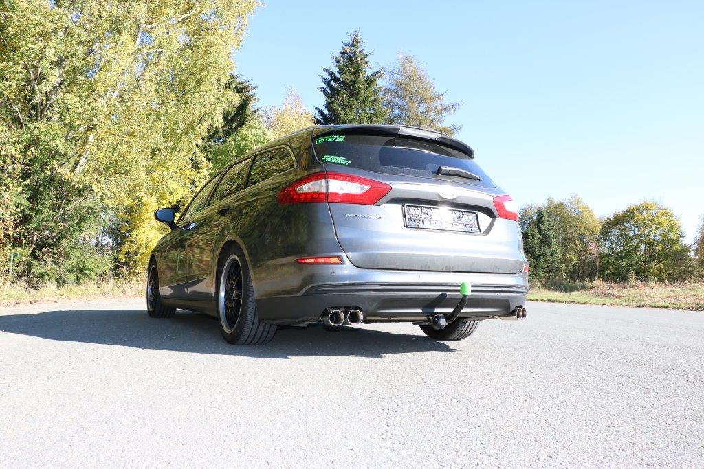 Fox Exhaust Ford Mondeo V Hatchback/ Caravan final silencer right/left - 2x76 type 25 right/left