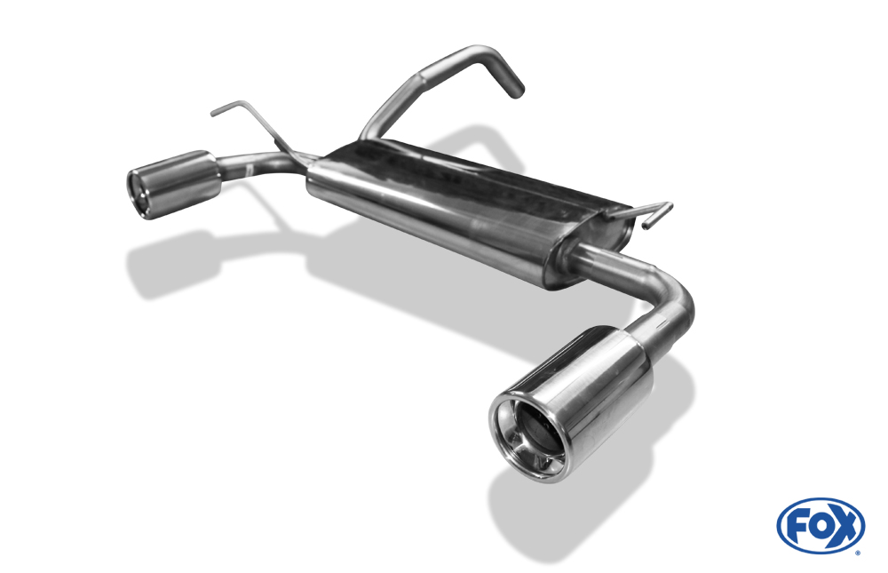 Fox Exhaust Ford Ka final silencer right/left - 1x90 type 13 right/left
