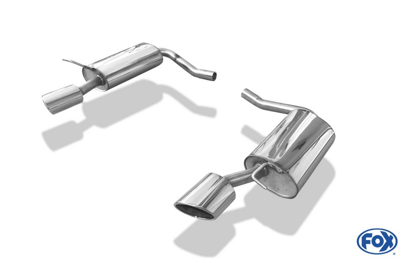 Fox Exhaust Ford Cougar type BCV final silencer right/left - 115x85 type 38 right/left