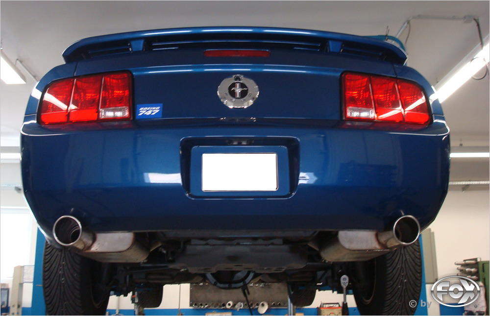 Fox Exhaust Ford Mustang Coupe final silencer right/left - 1x100 type 17 right/left