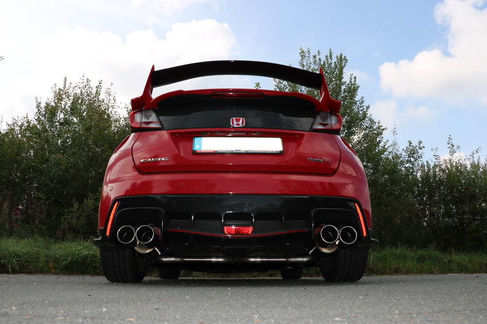 Fox Exhaust Honda Civic IX Type R final silencer exit right/left  - 2x100 type 12 right/left