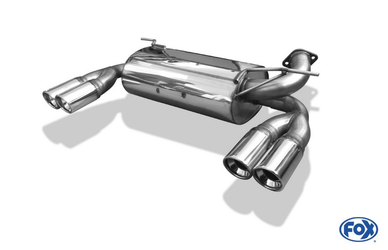 Fox Exhaust Hummer H3 final silencer cross exit right/left - 2x90 type 17 right/left