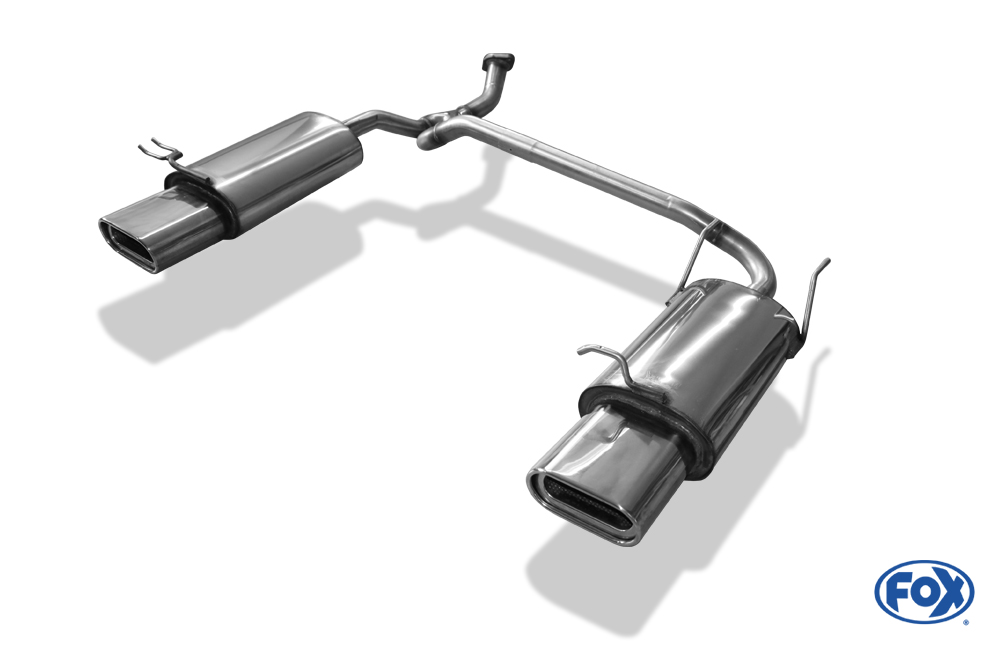 Fox Exhaust Hyundai Accent type LC final silencer right/left - 160x80 type 53 right/left