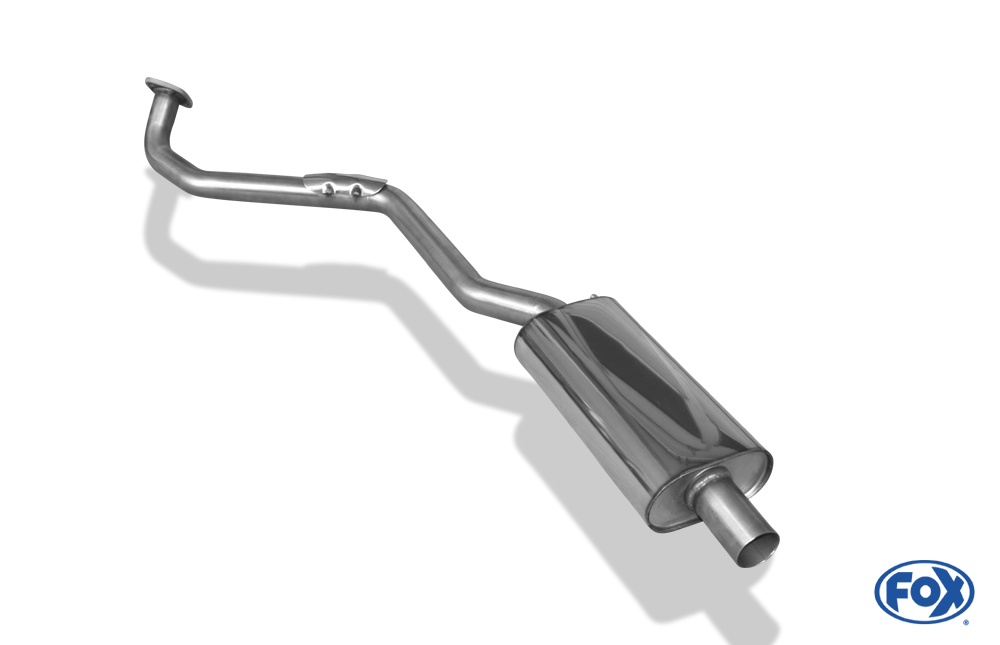 Fox Exhaust Hyundai Veloster front silencer