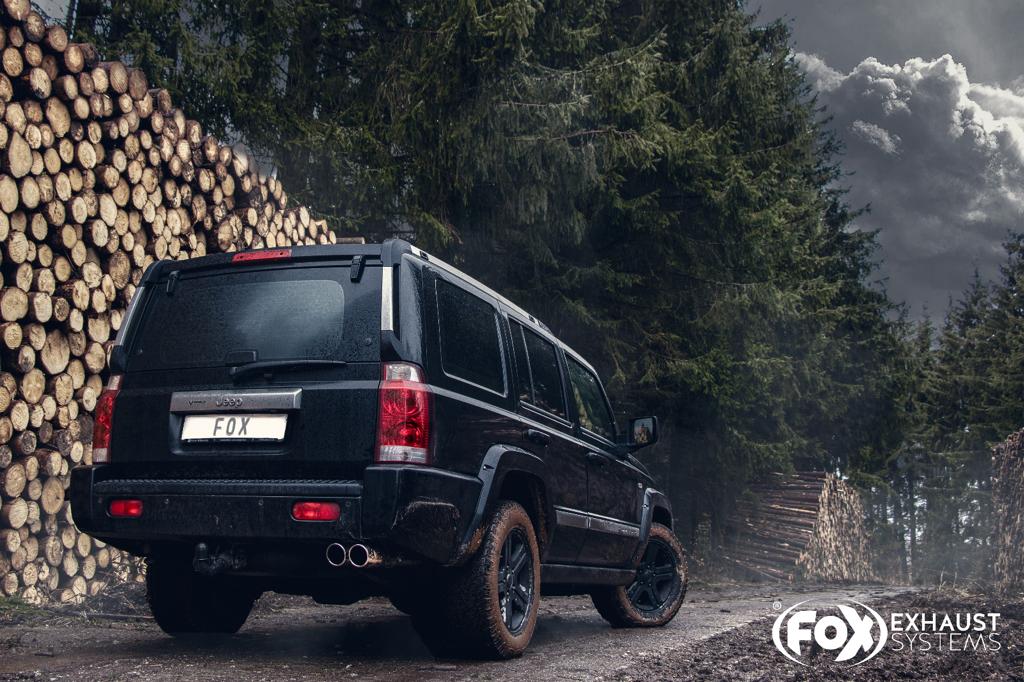 Fox Exhaust Jeep Commander Typ WH/ XK final silencer - 2x90 Typ 16
