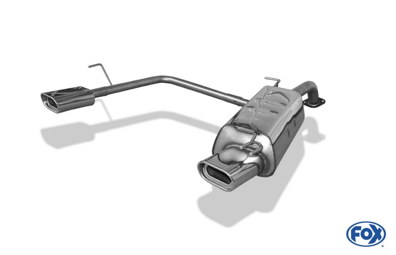 Fox Exhaust Kia Rio II final silencer exit right/left - 135x80 type 53 right/left