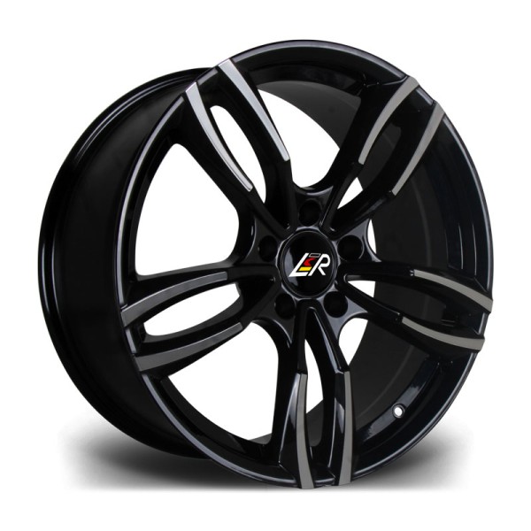 Llanta LMR STAG Black Polished 9.5x18" 5x120 ET38 CB72.6
