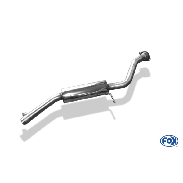 Fox Exhaust Fiat 124 Spider - front silencer