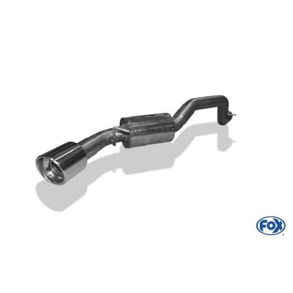Fox Exhaust Mazda 3 - BL final silencer - 1x100 type 17