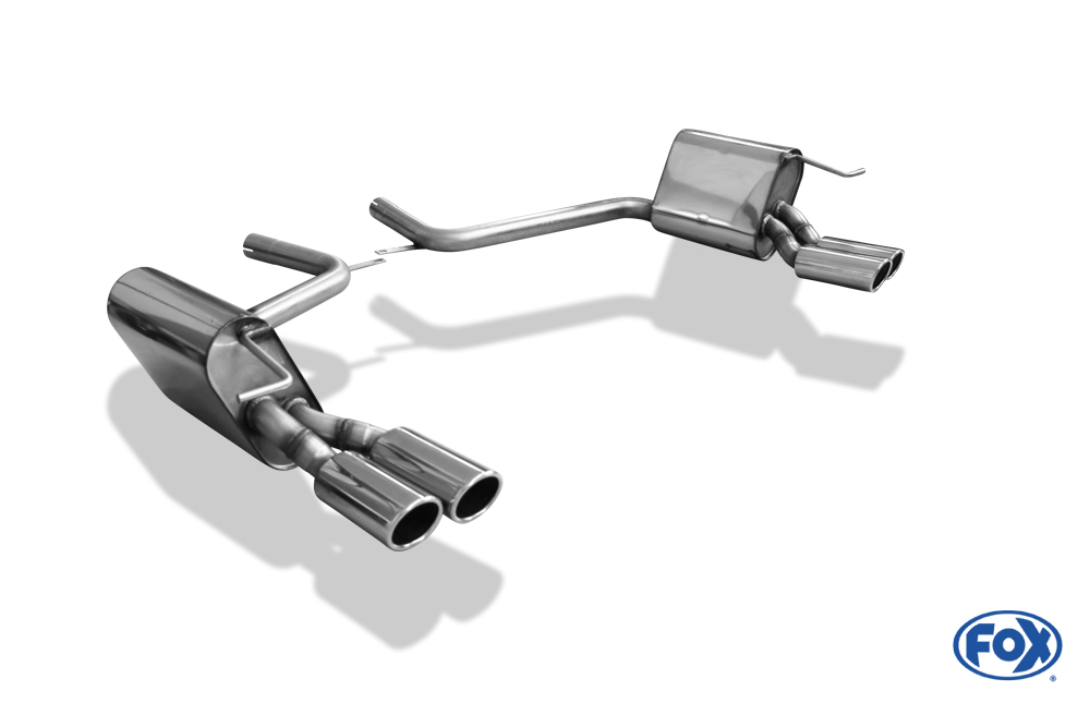 Fox Exhaust Mercedes E-Class S211 Caravan final silencer right/left - 2x88x74 type 32 right/left