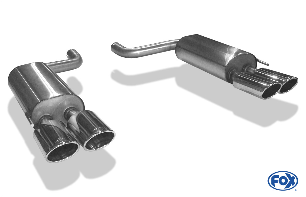 Fox Exhaust Mercedes S-Class - W220 final silencer right/left - 2x115x85 type 32 right/left