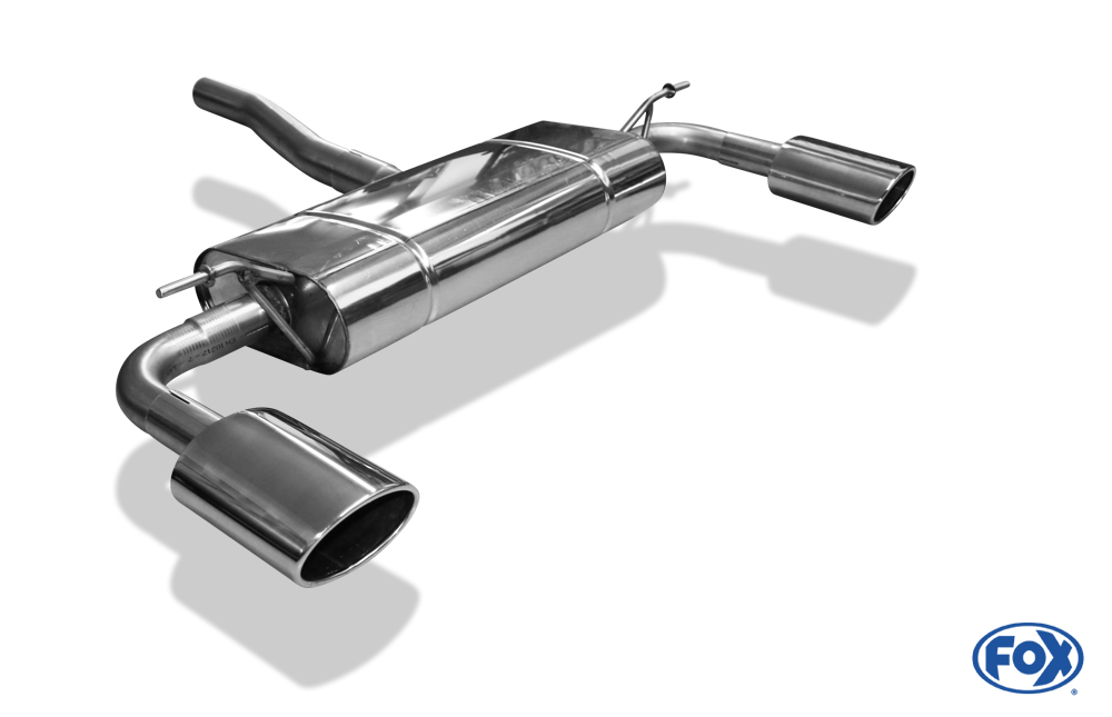 Fox Exhaust Mercedes B-Class 246 final silencer cross exit right/left- 140x90 type 32 right/left