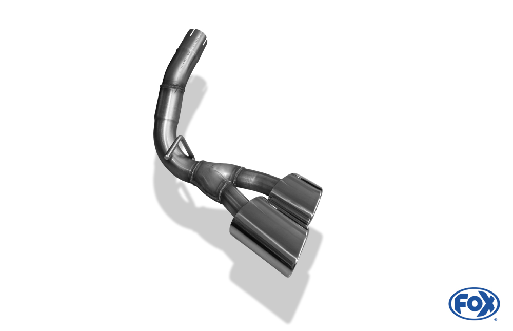Fox Exhaust Mercedes X-Class 4-matic tailpipes exit laterally right on the vehicle - 2x115x85 type 38 right