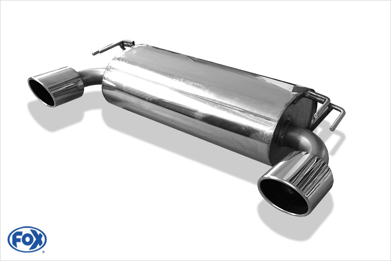 Fox Exhaust Mitsubishi Lancer Evolution X final silencer cross exit right/left - 1x129x106 type 32 right/left