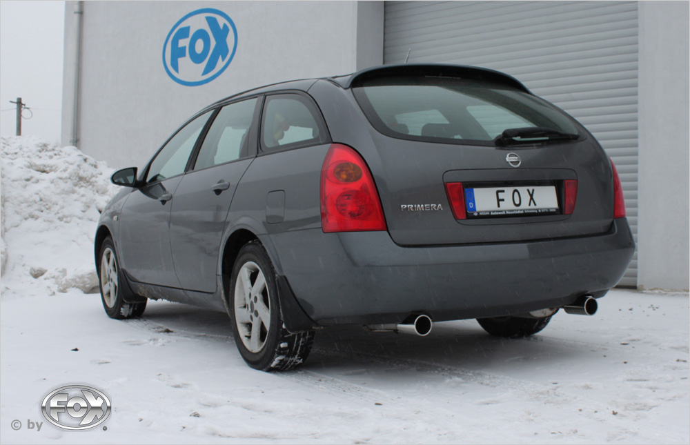 Fox Exhaust Nissan Primera P12 Caravan final silencer exit right/left - 1x90 type 12 right/left