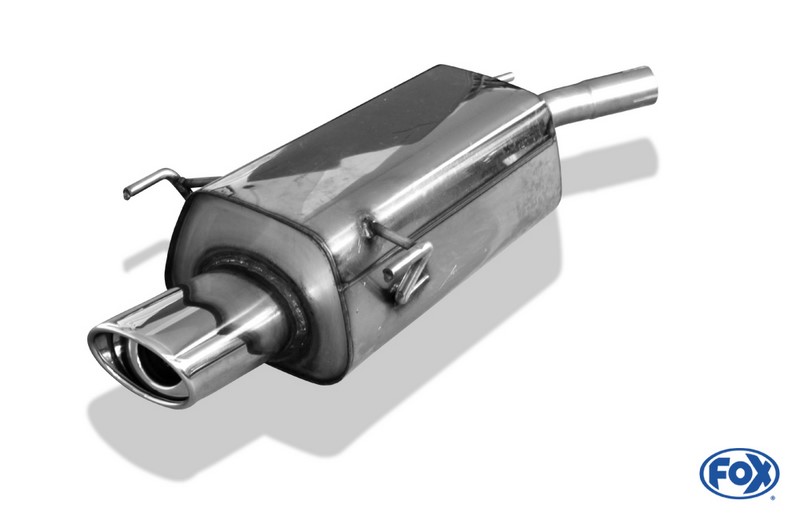 Fox Exhaust Opel Corsa C final silencer - 115x85 type 33