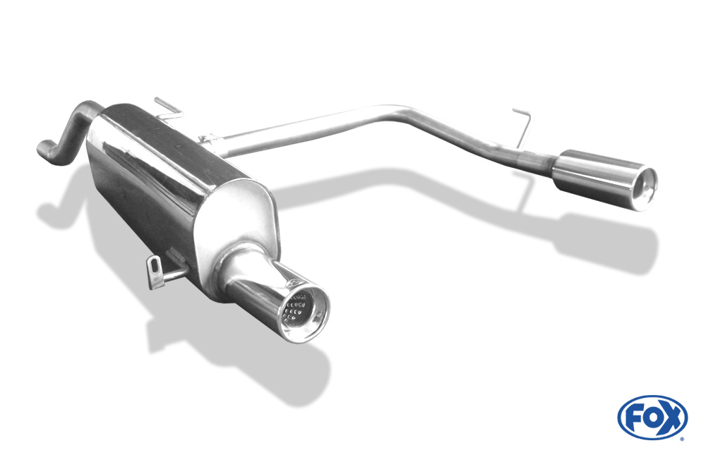 Fox Exhaust Opel Corsa D final silencer exit right/left - 1x90 type 13 right/left