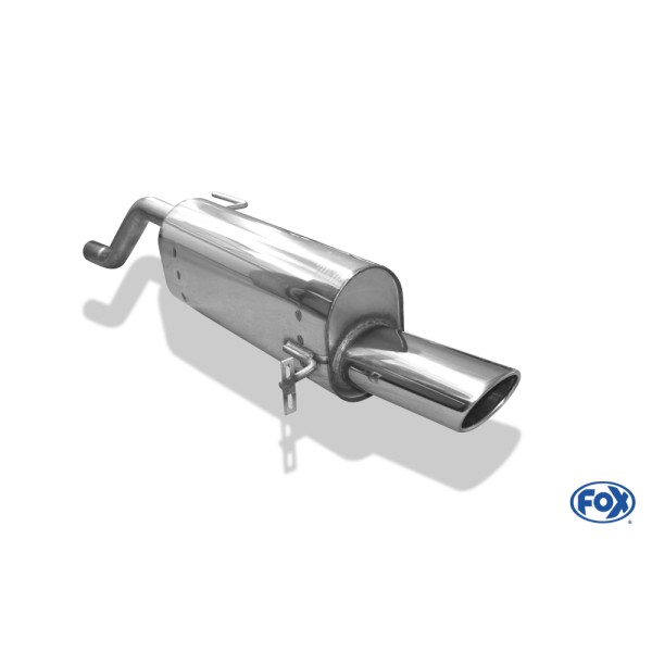 Fox Exhaust Opel Corsa E final silencer - 1x90 type 13