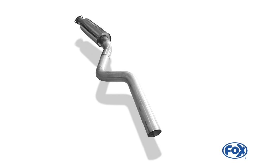 Fox Exhaust Opel Kadett E-CC front silencer - pipe diameter: 63,5mm