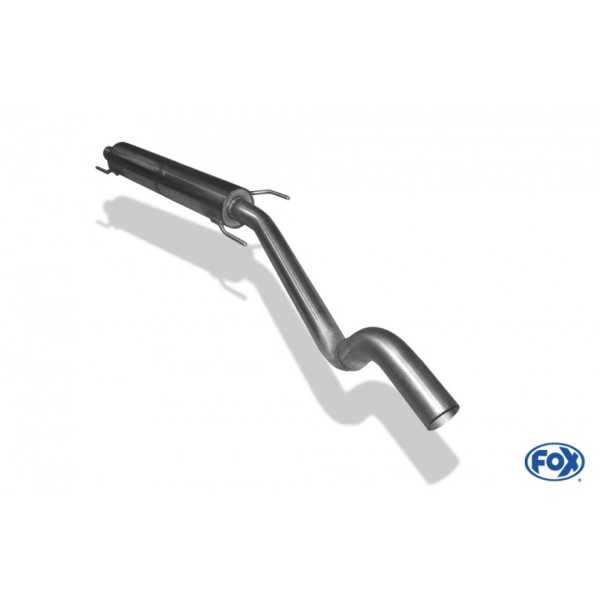 Fox Exhaust Opel Astra G/ Astra G Coupe front silencer Ø60mm