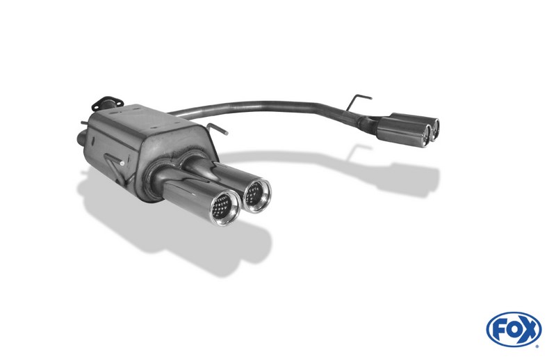 Fox Exhaust Opel Astra G-CC hatchback final silencer exit right/left - 2x80 type 13 right/left