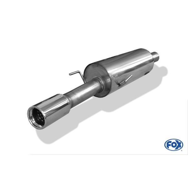 Fox Exhaust Opel Astra G Coupe Turbo final silencer single flow Ø70mm - 1x90 type 13