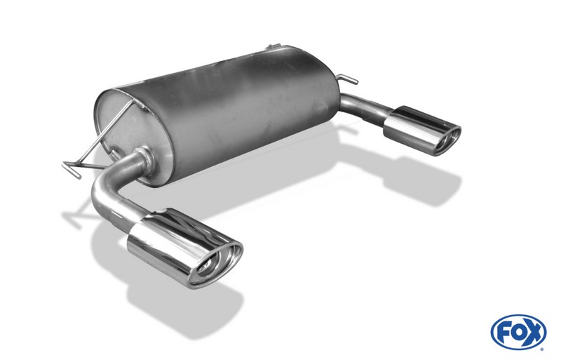 Fox Exhaust Opel Antara final silencer cross exit right/left - 140x90 type 33 right/left
