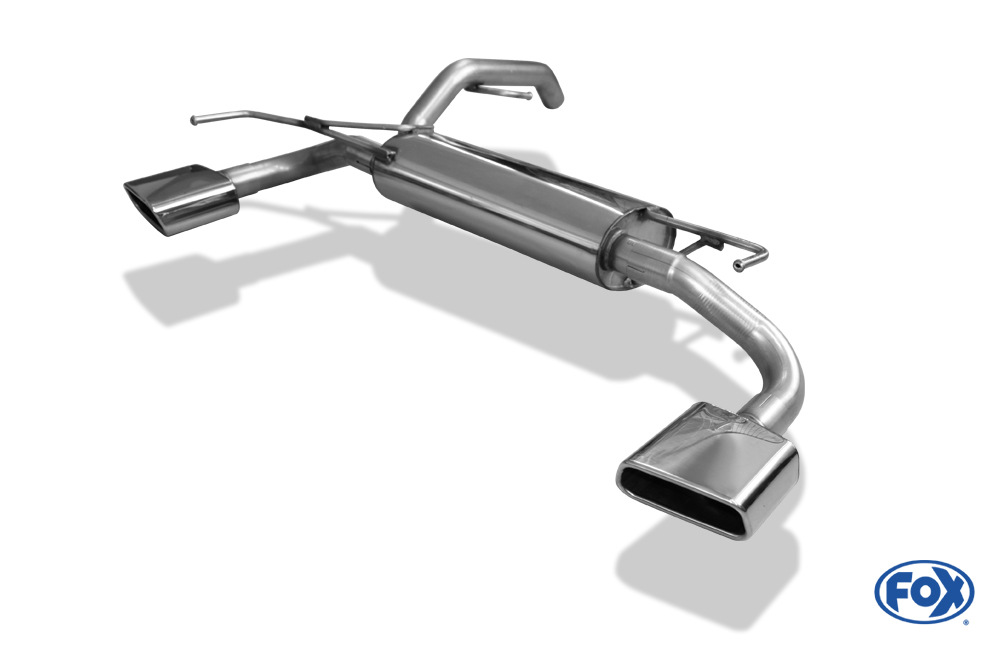 Fox Exhaust Opel Adam Final silencer cross right/left - 145x65 type 59 right/left