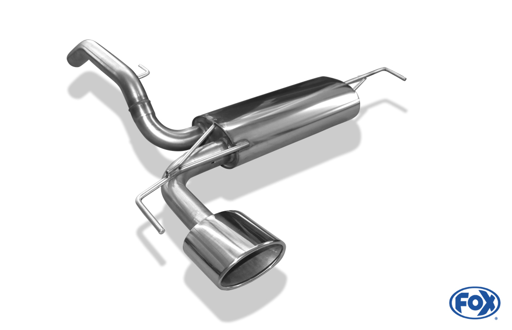 Fox Exhaust Opel Adam S Final silencer cross - exit left - 140x90 type 44 right/left