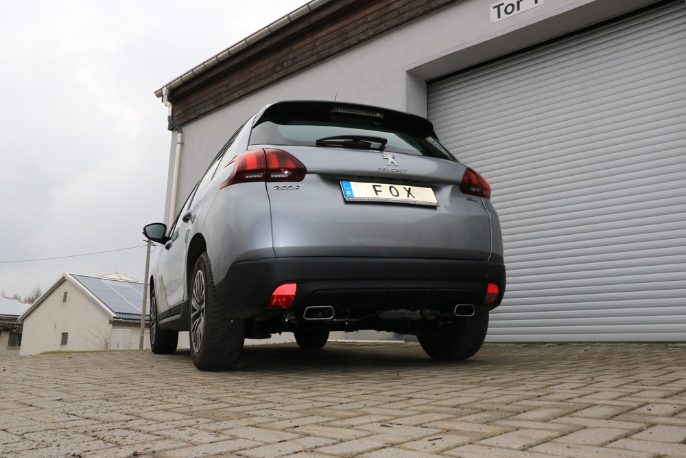 Fox Exhaust Peugeot 2008 final silencer exit right/left - 145x65 type 59 right/left