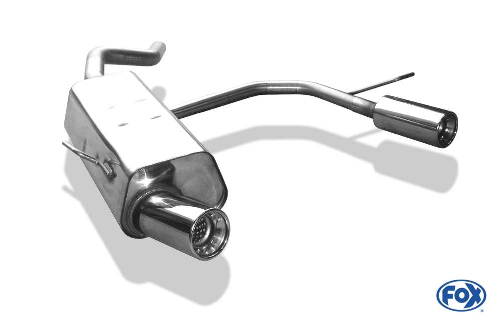 Fox Exhaust Renault Clio II B final silencer exit right/left - 135x80 type 53 right/left