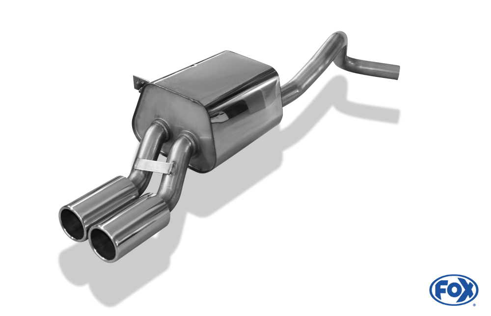 Fox Exhaust Renault Megane III - Hatchback/ Coupe final silencer - 2x80 type 12
