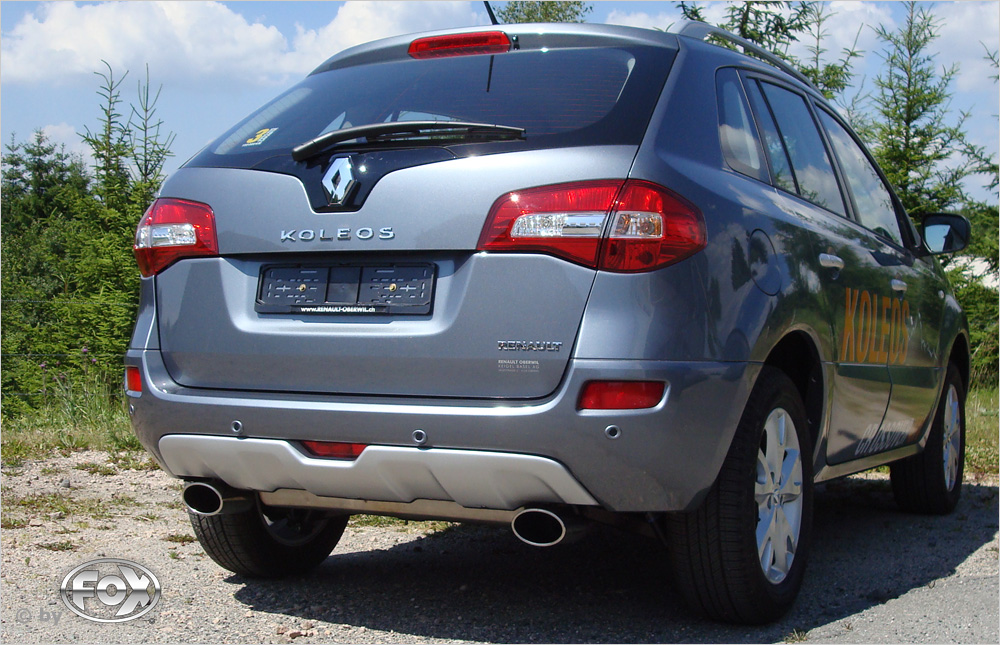 Fox Exhaust Renault Koleos Benzin final silencer cross exit right/left - 140x90 type 33 right/left