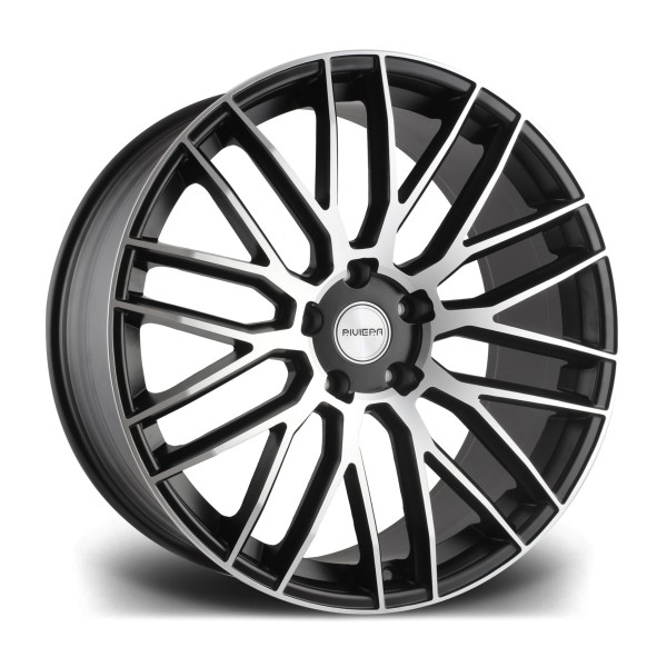 Llanta Riviera Wheels RV126 Gloss Black Machined 10.0x22" BLANK ET35 CB74.1