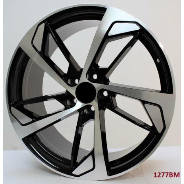 Llanta Italian Wheels STYLE AUDI ATOS ITALY NEGRA PULIDA 9.0x20" 5x112 ET35 CB66.6