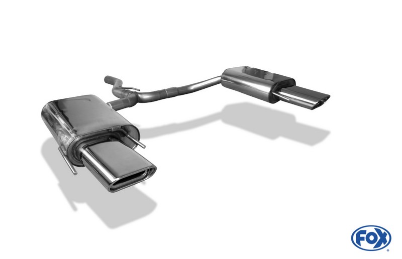 Fox Exhaust Safrom 9-3 - YS3 Limousine/ Cabriolet final silencer right/left - 150x70 type 53 right/left