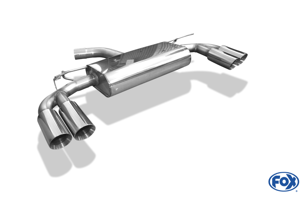 Fox Exhaust Seat Leon 5F Cupra Final silencer right/left - 2x80 type 25 right/left